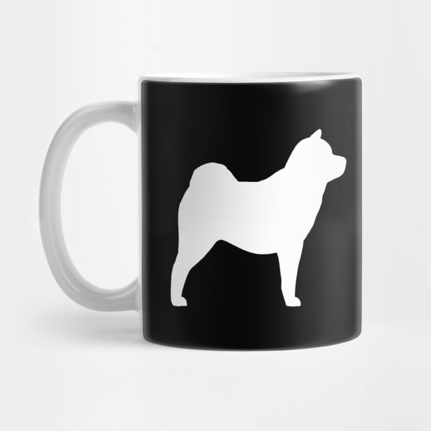 Smooth Chow Chow Silhouette by Coffee Squirrel